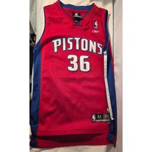 Detroit Pistons Ben Wallace #36 Youth Reebok NBA Jersey Size Medium 10-12